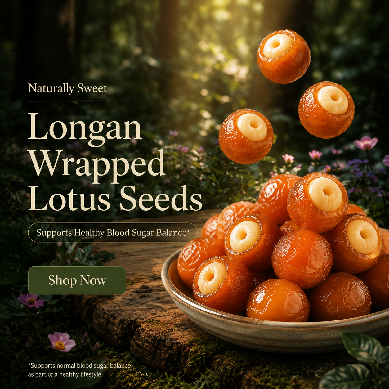 Quit the Guilt, Not the Snacks: Longan-Wrapped Lotus Seeds for Better Blood Sugar Control-EDC