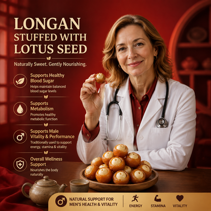 Stop Finishing Fast. Longan-Wrapped Lotus Seeds Make You Unstoppable-EDC