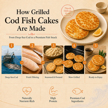 Premium Baked Cod Slices-High-Quality Protein from Premium Deep-Sea Cod-EDC