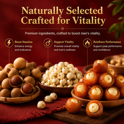 Stop Finishing Fast. Longan-Wrapped Lotus Seeds Make You Unstoppable-EDC