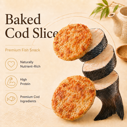 Premium Baked Cod Slices-High-Quality Protein from Premium Deep-Sea Cod-EDC