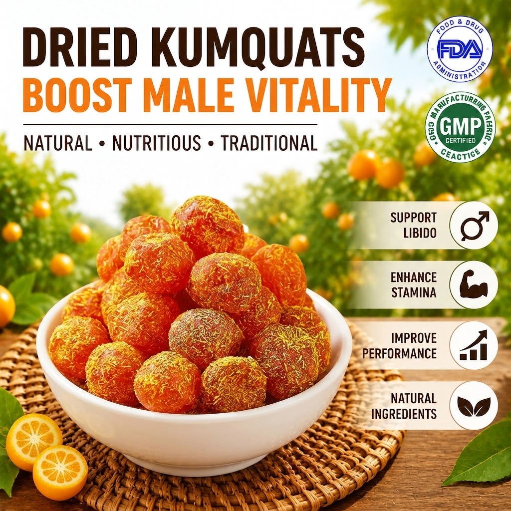 Golden Kumquat Vitality Dried Fruit – Natural Male Energy & Stamina Booster-EDC