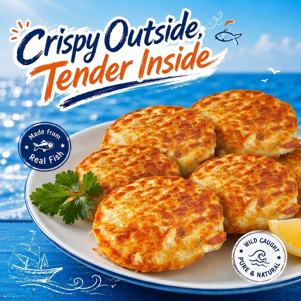Crispy Baked Cod Slices from North Atlantic Cod – High Protein & Low Fat -EDC