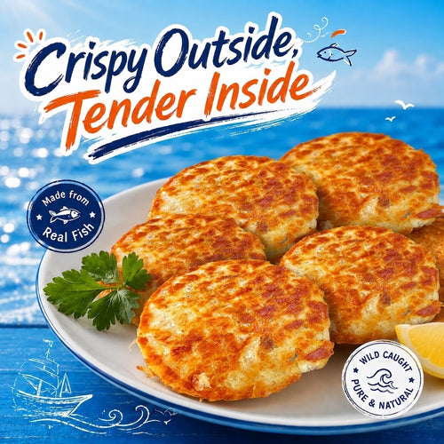 Crispy Baked Cod Slices from North Atlantic Cod – High Protein & Low Fat -EDC