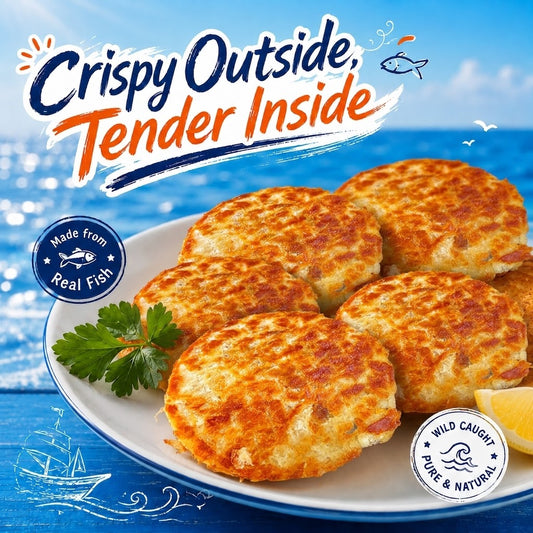 Crispy Baked Cod Slices from North Atlantic Cod – High Protein & Low Fat -EDC