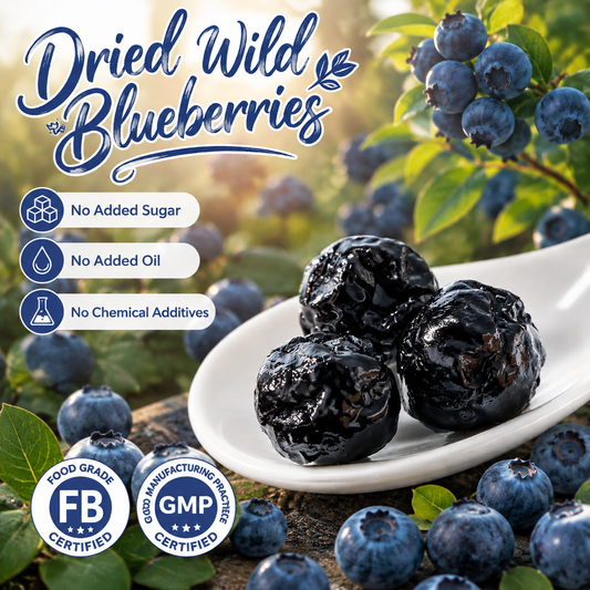 Premium Unsweetened Dried Wild Blueberries from Canada | Antioxidant Superfood Snacks-EDC