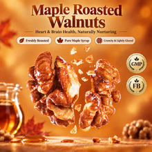 Premium Maple Roasted Walnuts – Crunchy & Freshly Roasted with Pure Maple Syrup | California Walnuts-WHM