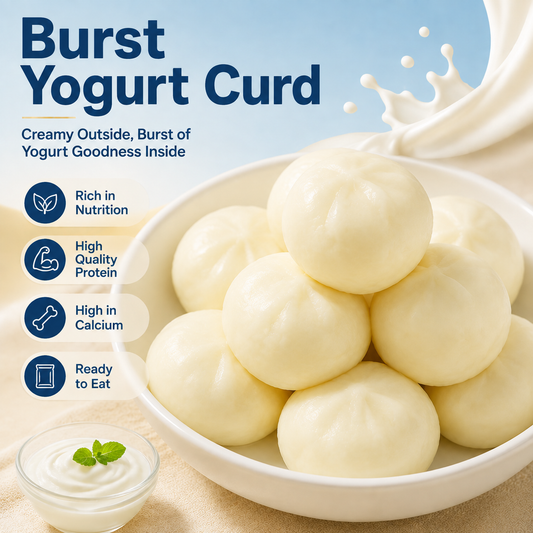 Burst Yogurt Curd: One Bite = 10 Cups of Milk Nutrition-EDC