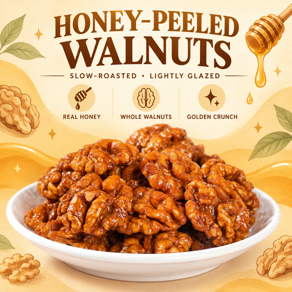 Honey-Peeled Walnuts – Delicious Crunch with Real Heart Benefits-OUO