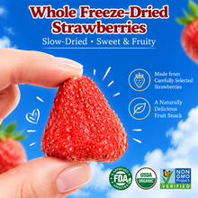 Naturally Sweet Freeze-Dried Strawberries – Crispy, Rich Berry Flavor & Delicious. Pure & Natural, No Additives.——GTR