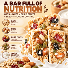 High-Protein Real Oats & Nuts Bars | No Added Sugar-WHM