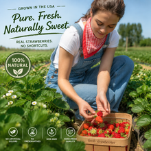 Naturally Sweet Dried Strawberries – Natural Berry Flavor, Natural Sweetness, Soft & Chewy——GTR