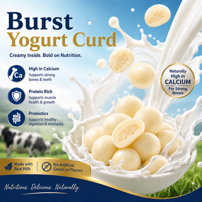 Creamy Burst Yogurt Curd for Everyday Calcium Support-EDC