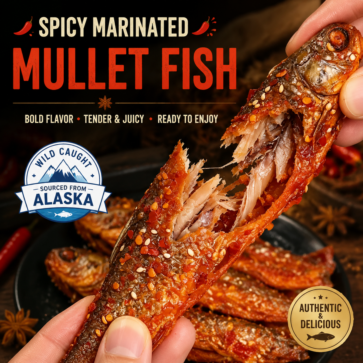 Protein Like Beef – High Protein Spicy Fish Snack-EDC