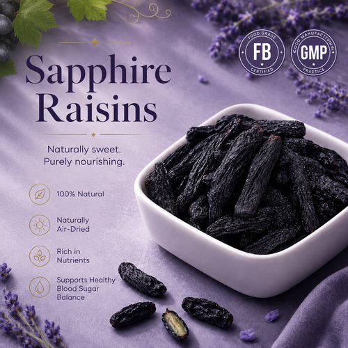 Regulate Blood Sugar? Choose Sapphire Raisins-EDC