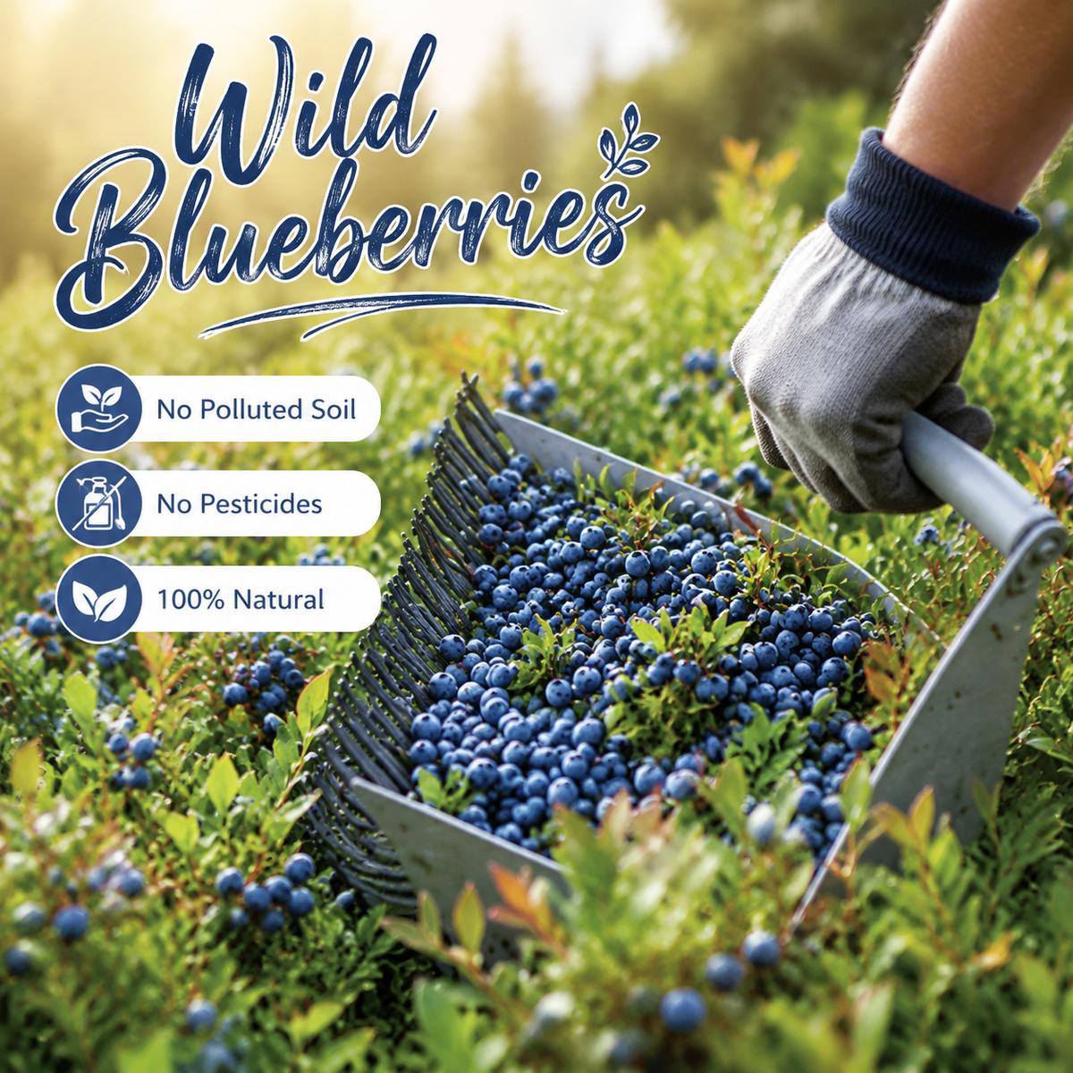 Premium Unsweetened Dried Wild Blueberries from Canada | Antioxidant Superfood Snacks-EDC
