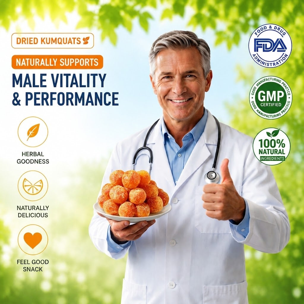 Golden Kumquat Vitality Dried Fruit – Natural Male Energy & Stamina Booster-EDC