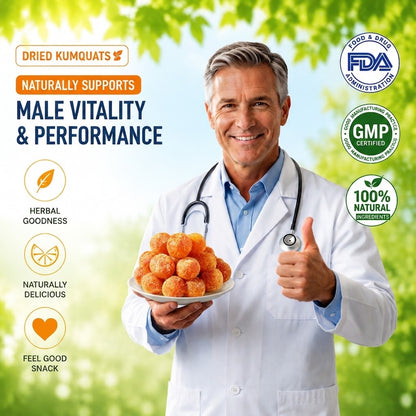 Golden Kumquat Vitality Dried Fruit – Natural Male Energy & Stamina Booster-EDC