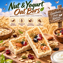 All Natural Yogurt Nut Oat Snack Bars-ouo