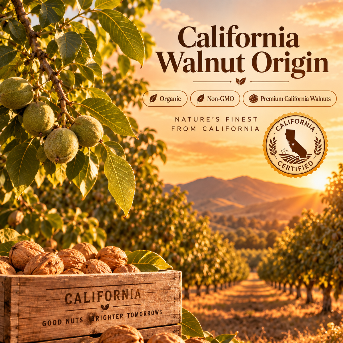 Premium Maple Roasted Walnuts – Crunchy & Freshly Roasted with Pure Maple Syrup | California Walnuts-WHM