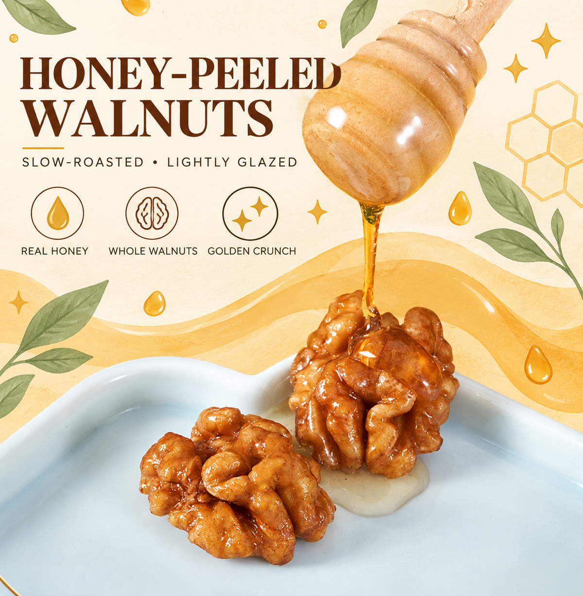 Honey-Peeled Walnuts – Delicious Crunch with Real Heart Benefits-OUO
