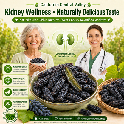 【100% Natural】Turpan Sapphire Raisins Turpan Blue Raisins-EDC
