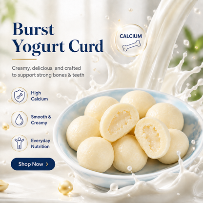Creamy Burst Yogurt Curd for Everyday Calcium Support-EDC