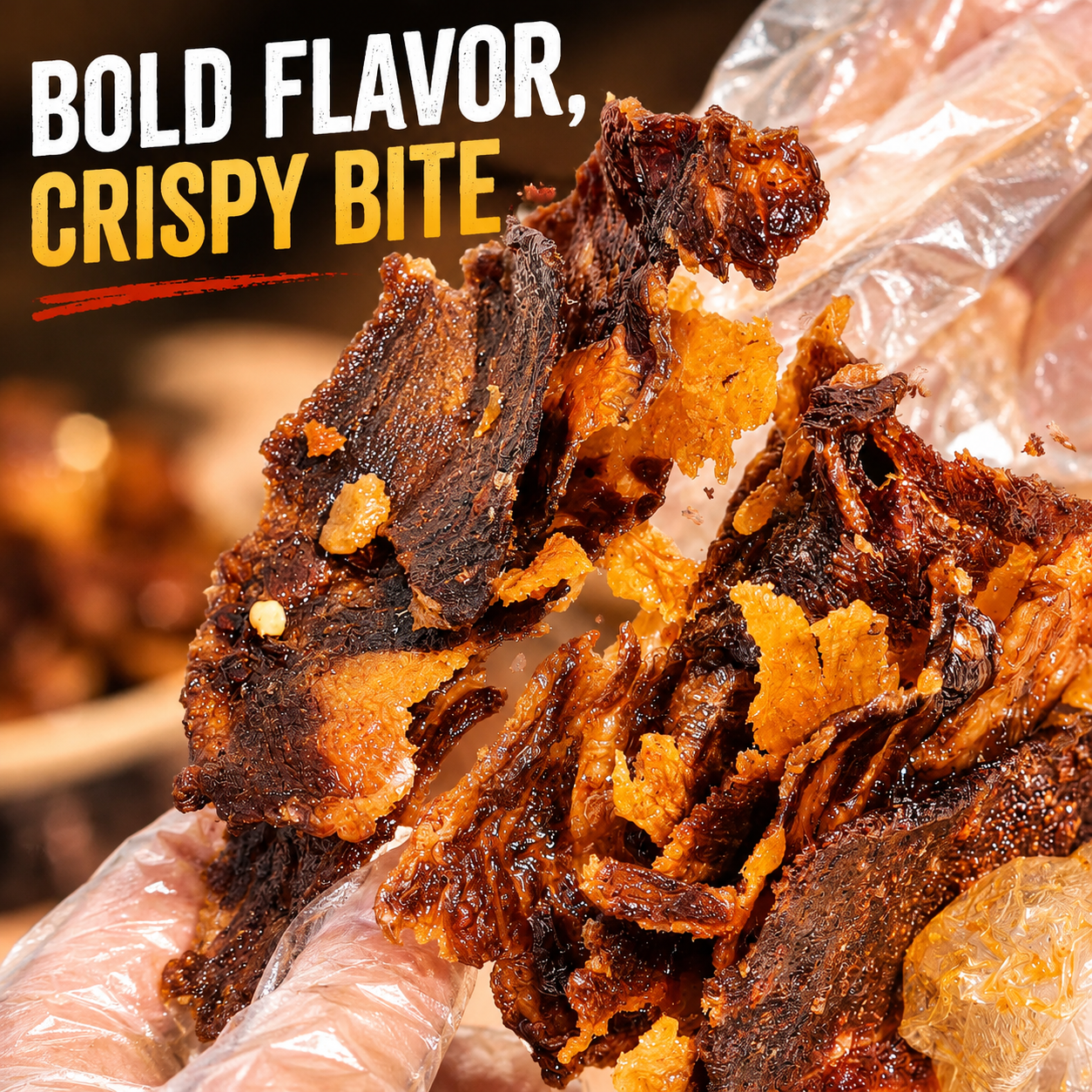 Premium Crispy Beef Bites – High-Protein Savory Snack-EDC