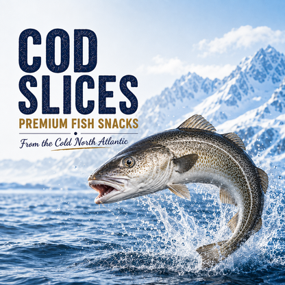 High-Protein Cod Fillets – Delicious & Low-Fat, Packed with Trace Elements, Nutritious Healthy Snack-EDC