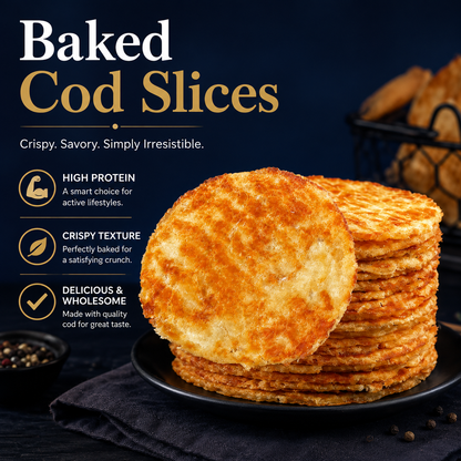 Baked Cod Slices: Crispy Crunch Meets Real Protein Power-EDC