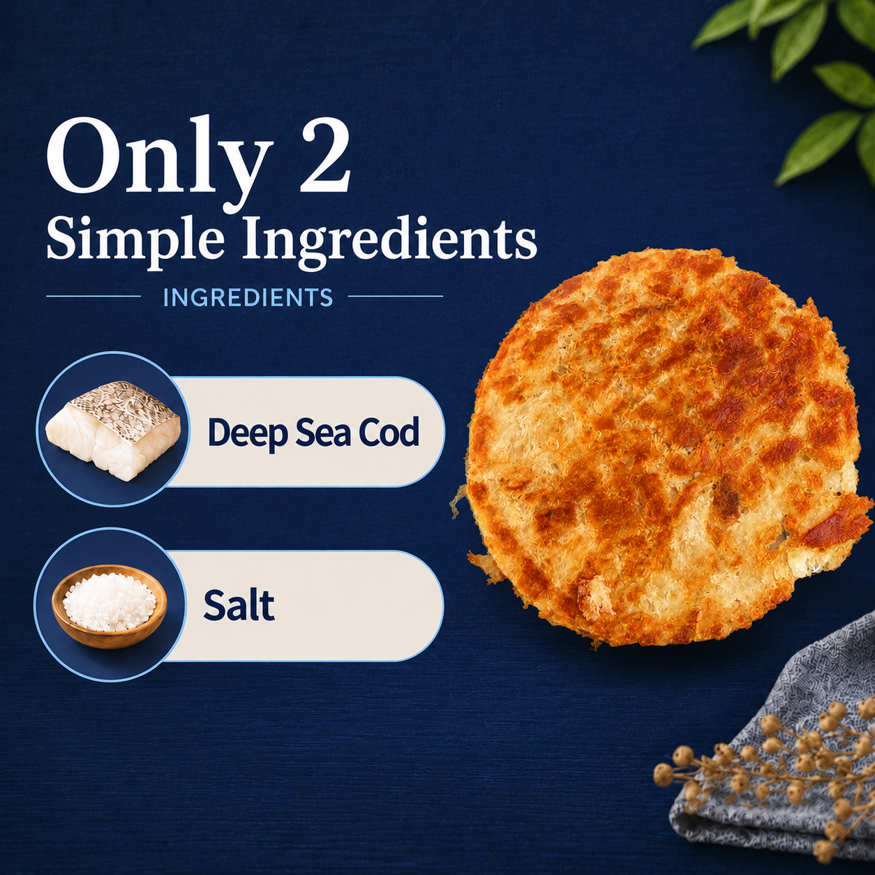 Baked Cod Slices: Crispy Crunch Meets Real Protein Power-EDC