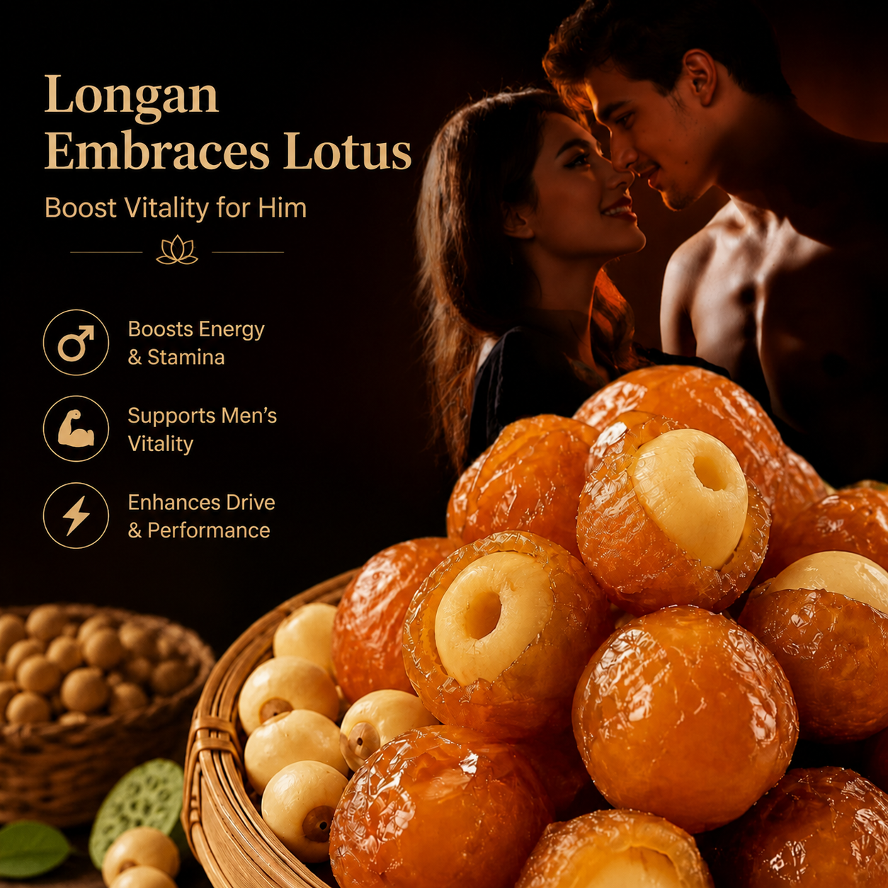 Stop Finishing Fast. Longan-Wrapped Lotus Seeds Make You Unstoppable-EDC