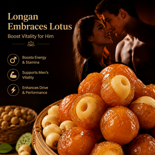 Stop Finishing Fast. Longan-Wrapped Lotus Seeds Make You Unstoppable-EDC