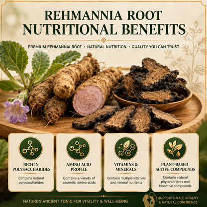 9X Prepared Rehmannia Root | Natural Blood Sugar & Metabolic Support Tonic-EDC