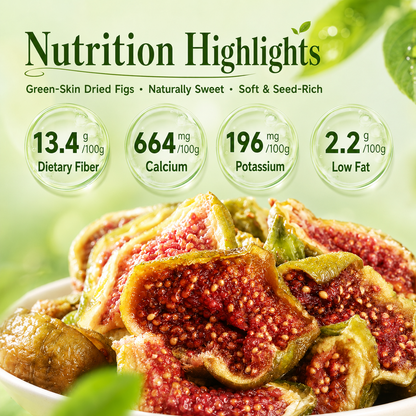 Natural Sun-Dried Fig Snacks | Cardiovascular & Heart Health Support | Daily Wellness-EDC