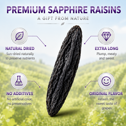 【100% Natural】Turpan Sapphire Raisins Turpan Blue Raisins-EDC