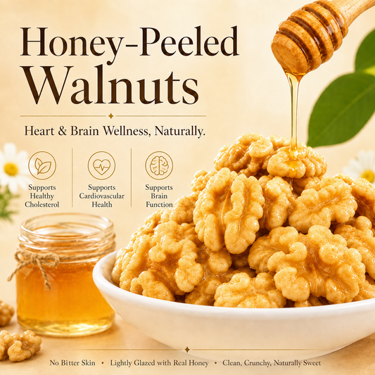 Honey-Peeled Walnuts – The Delicious Way to Support Your Heart Health-EDC