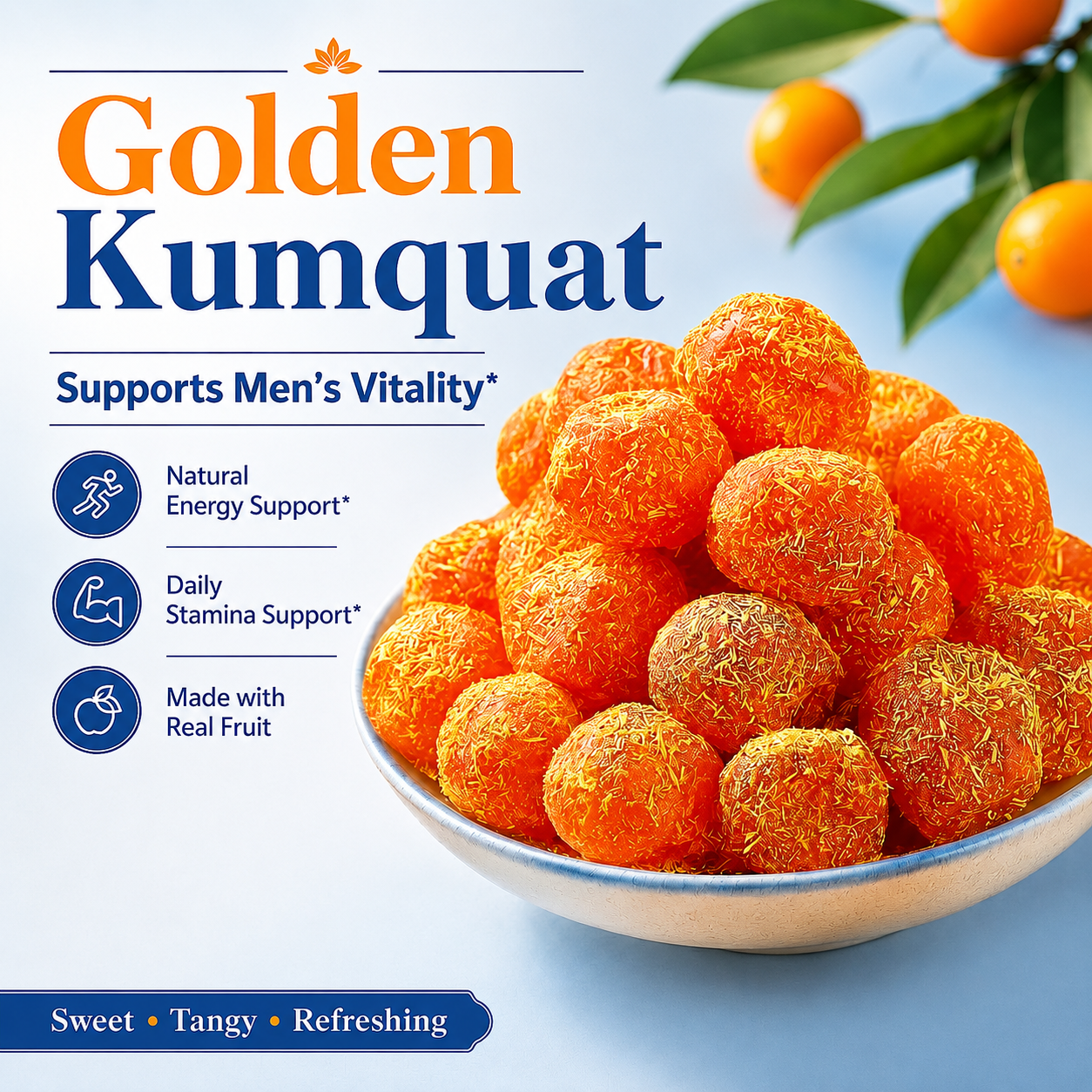 Herbal Kumquat Men’s Vitality Bites-EDC