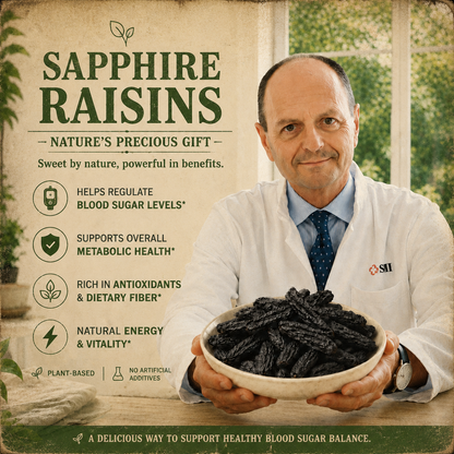 Sapphire Raisins Naturally Sweet. Naturally Balanced.——EDC