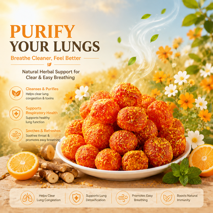 Pure Herbal Kumquat&Nature’s Daily Support for Clearer Lungs-EDC