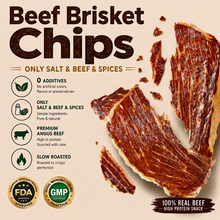 Beef Brisket Crisps: Zero Fat • Zero Sugar • No Additives — Ideal for anyone watching blood pressure, blood sugar, or heart health--GTR