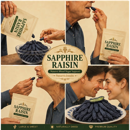 Sapphire Raisins Naturally Sweet. Naturally Balanced.——EDC
