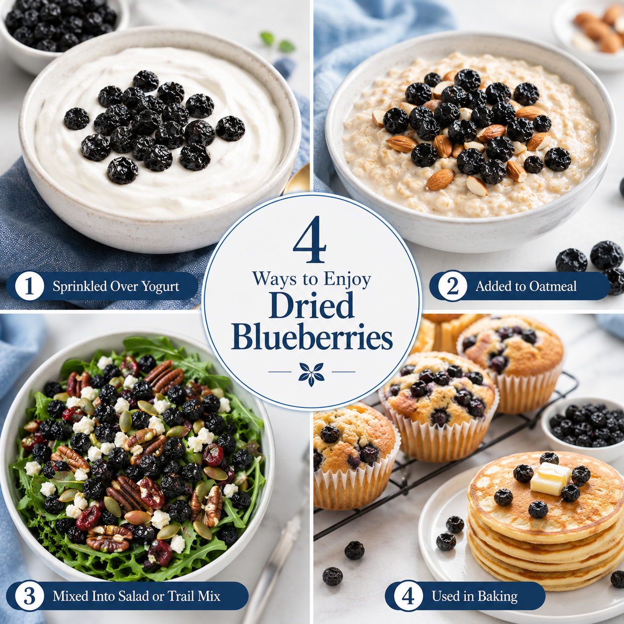Ways to enjoy dried blueberries