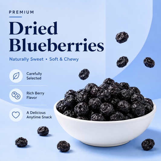 Real Fruit & Pure Blueberry-Premium Dried Blueberries-EDC