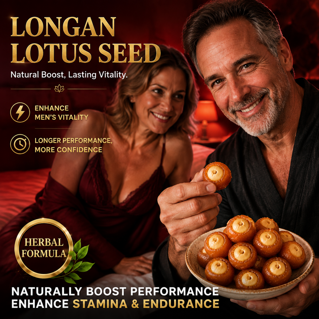 Stop Finishing Fast. Longan-Wrapped Lotus Seeds Make You Unstoppable-EDC