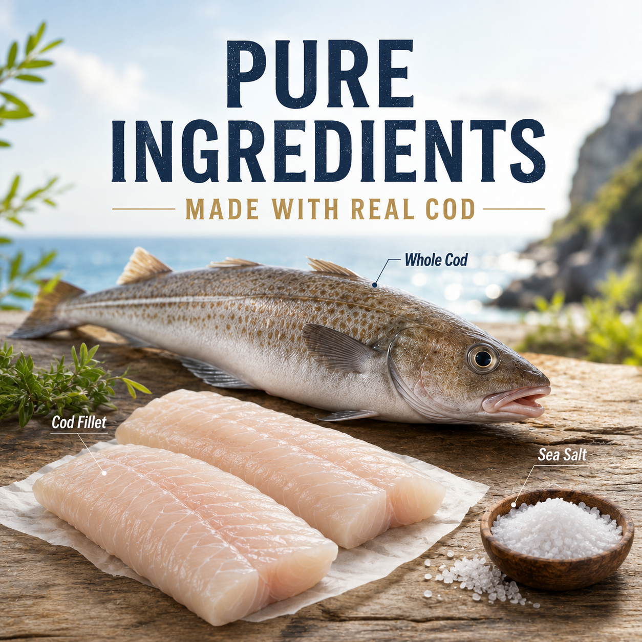 Pure Cod Protein Snack | No Artificials, Just Flavor-EDC
