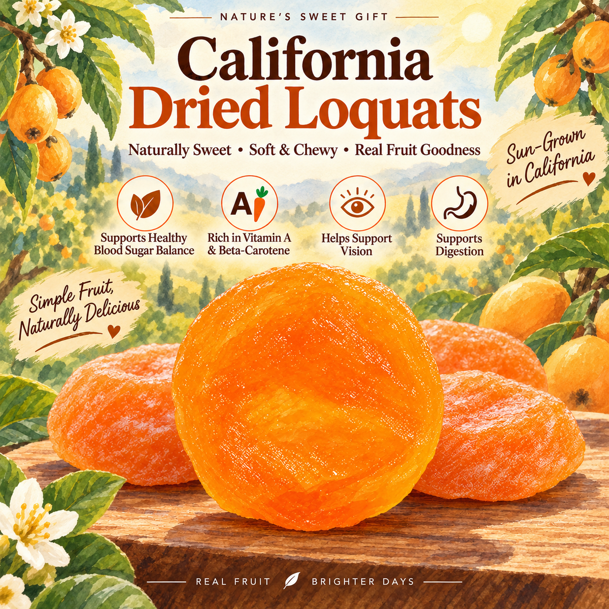 Premium Dried Loquat– Rich in Fiber & Vitamin A-IUK