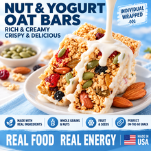 All Natural Yogurt Nut Oat Snack Bars-ouo