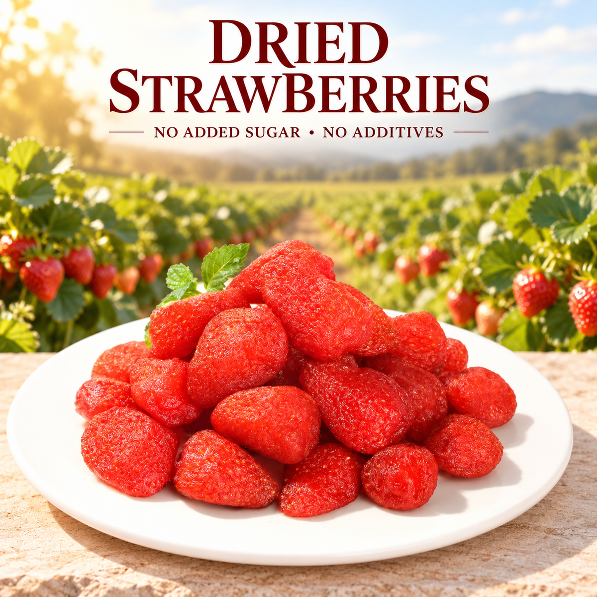 🍓Dried Strawberries – Deliciously Sweet with Real Antioxidant Power-EDC