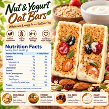 All Natural Yogurt Nut Oat Snack Bars-ouo